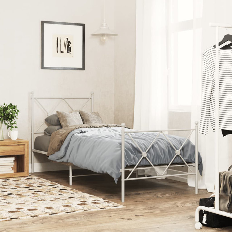 Primiano UK Bed, DE Size - 80 x 200 cm, White