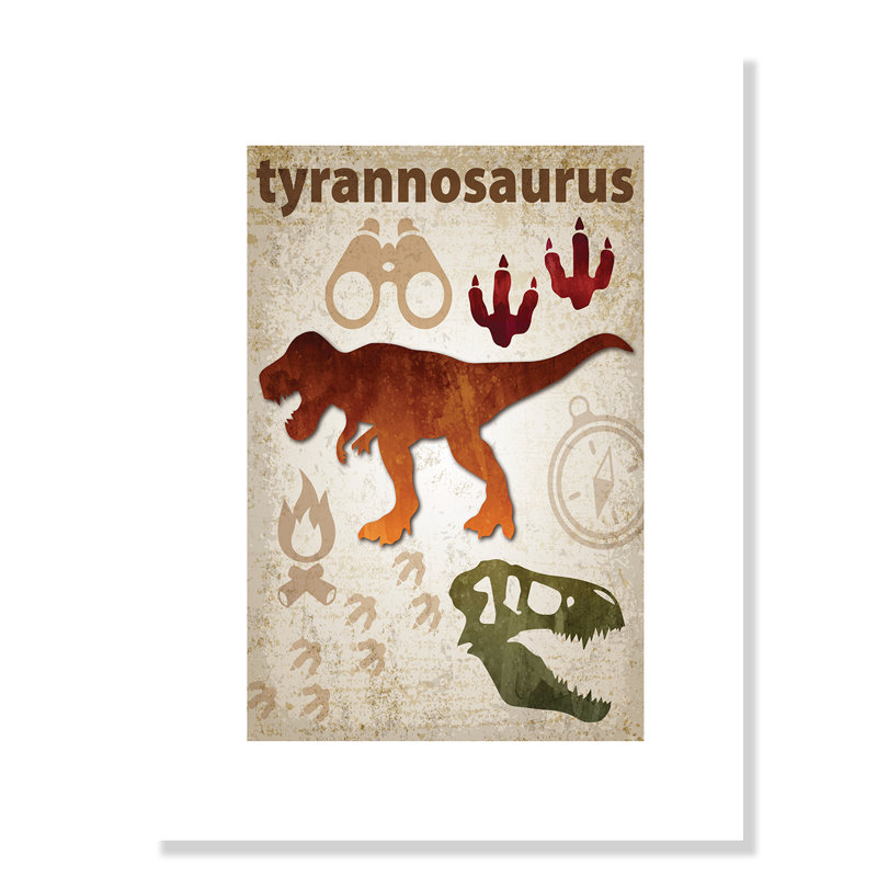 Adhésif décoratif dinosaures - 01 pi, H 16 po x l 12 po x P 1 po, Papier