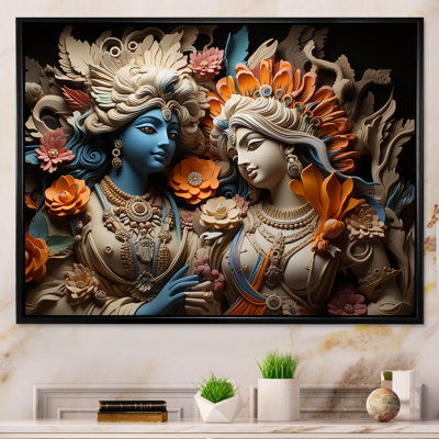 L'hindouisme krishna kaki dieux - impressions sur toile de l'hindouisme