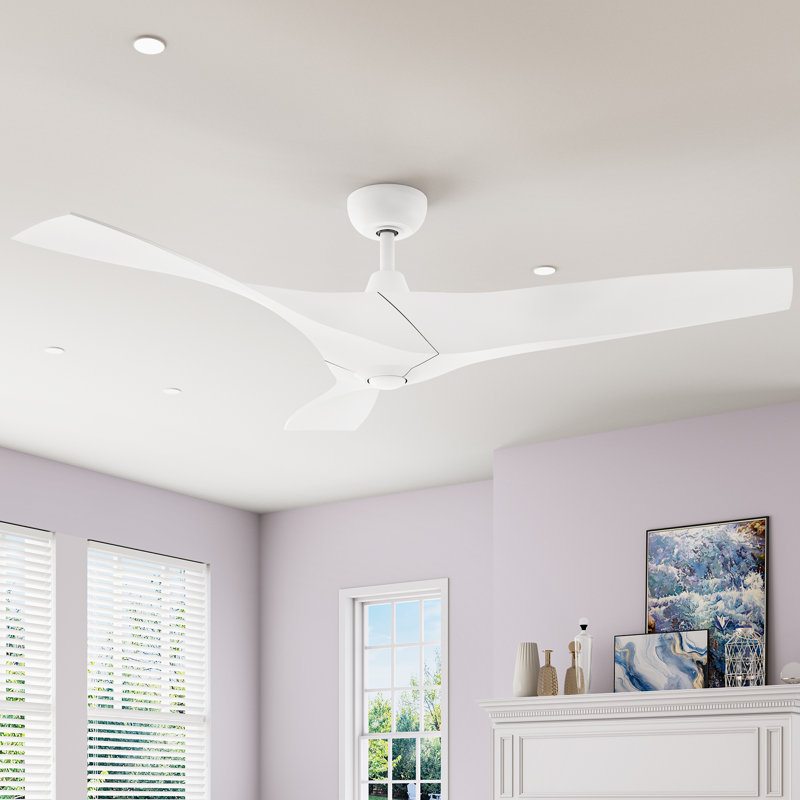 52" 3-Blade Smart Ceiling Fan, Khaki