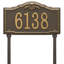 Gatewood Personalized Standard 1-Line Lawn Address Sign-321009528-321009524