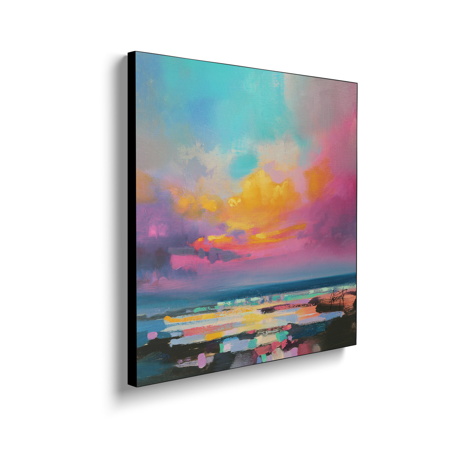Ivy Bronx Steelpix Metal Canvas - Diminuendo Sky Study II By Scott ...