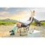Chaise de réalisateur de camping, chaise pliante portative surdimensionnée robuste avec table d'appoint, pochette pour plage, pêche, voyage, pique-nique, gris pelouse-1016608097