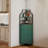 59.05" Tall Corner Bar Storage Cabinet with Wine Rack & Lights-57884314