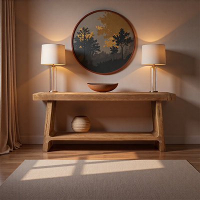Table d'entrée en bois massif