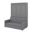 Queen Size Murphy Bed With Cushion-2045932399