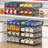 2-Pack Stackable Can Rack Organizer, Storage for Kitchen Pantry Cabinet, Holders for Food, Multifunctional Dispenser for Snacks Soda