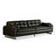 Canapé modulaire noir en similicuir-1178918537