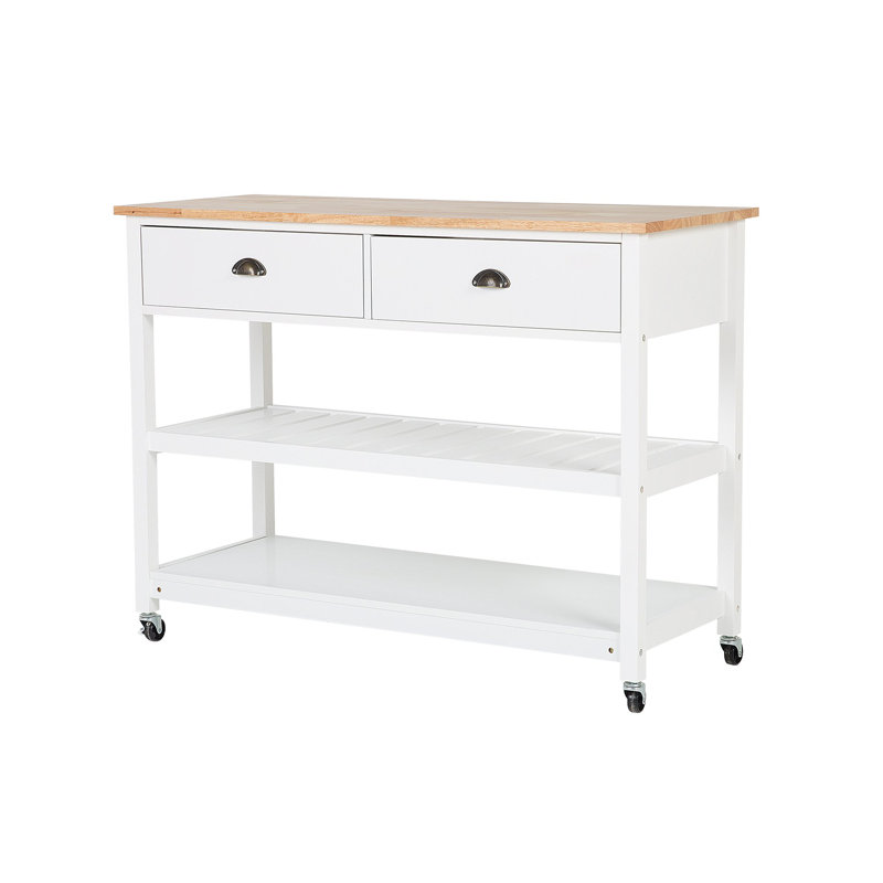 Margaux Solid Wood Top Kitchen Island
