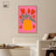 «Bright Bright Tulipes», art mural coloré Boho par Art Remedy-104337303-104337318