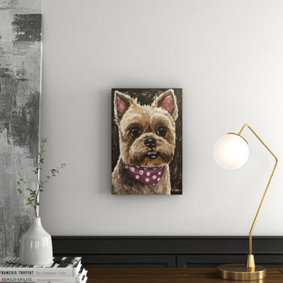 Yorkie Training Camp by Lee Keller - Wrapped Canvas Painting