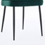 De 2 chaises de salle à manger à pieds réglables en velours de fer à coût élevé - avantage pour les espaces intérieurs Simple Design Home Decor-260842368