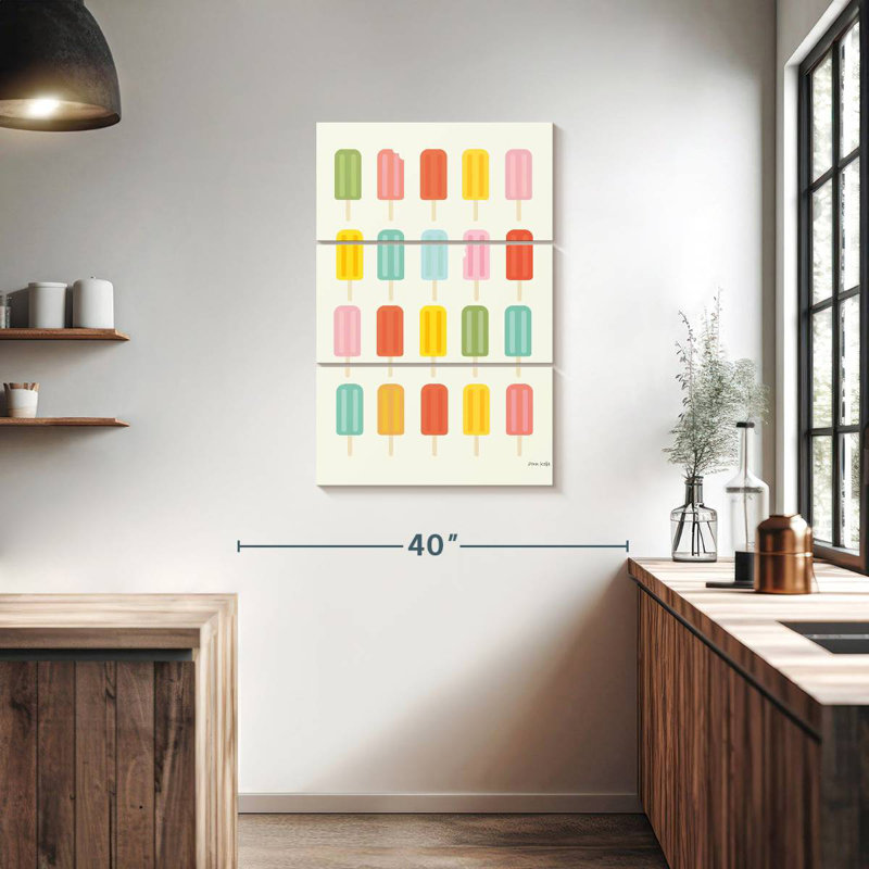 Yarlin Colorful Popsicles, 38" H x 24" W