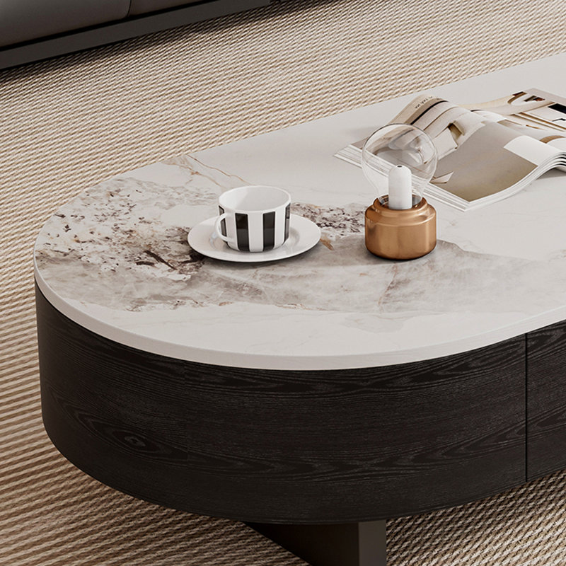 Table basse moderne avec tiroirs de rangement