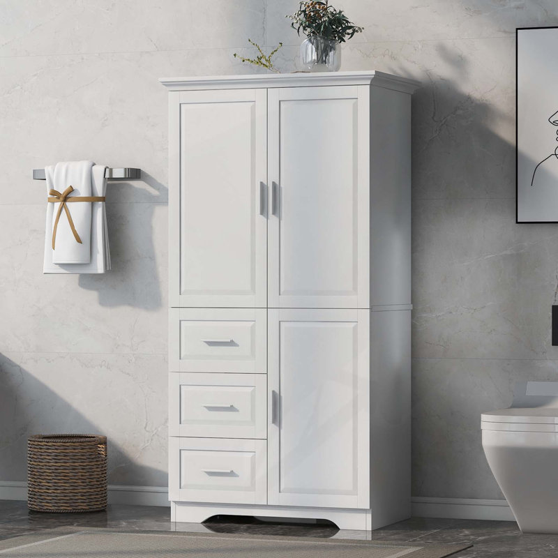 Versatile Storage Cabinet with Multiple Compartments for Various Spaces