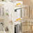 4-Tier Rolling Storage Bookcase With Wheels
