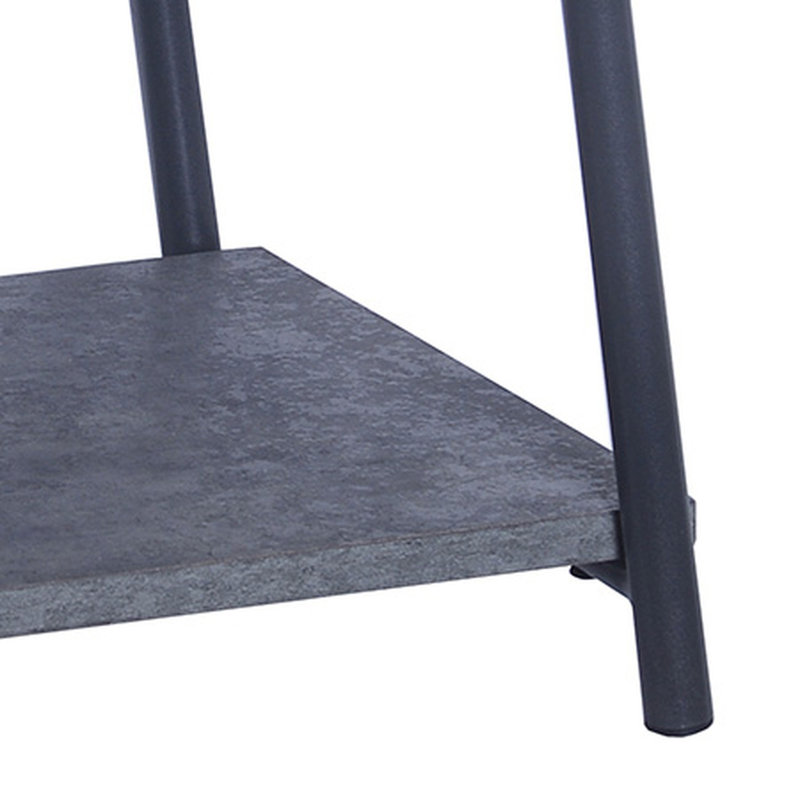 Table basse ovale à 2 niveaux Coast, Gris