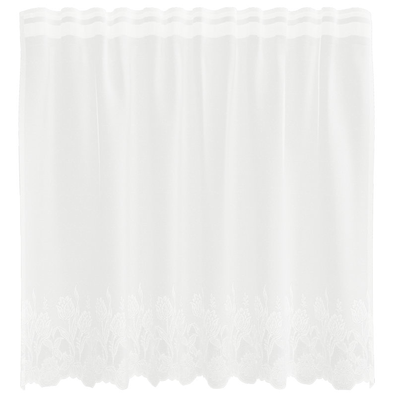 Semi Sheer Curtain Single Panel, 100cm Height  x 150cm Width  