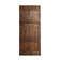 Castle Series 84'' Solid Wood Paneled Satin with Installation Hardware Kit Barn Door