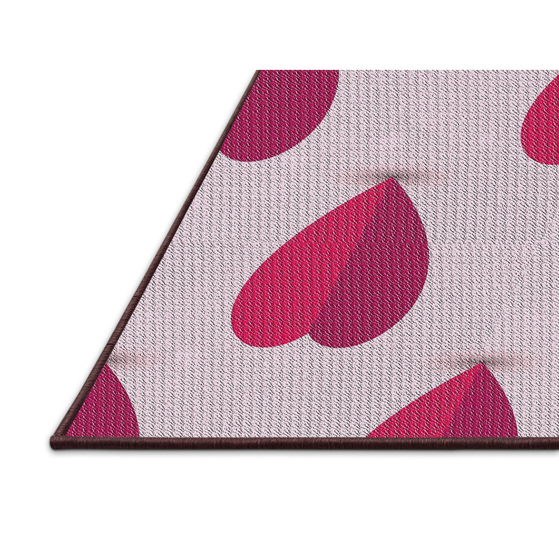 Tapis rose Hagan, Rectangle 6 pi x 9 pi