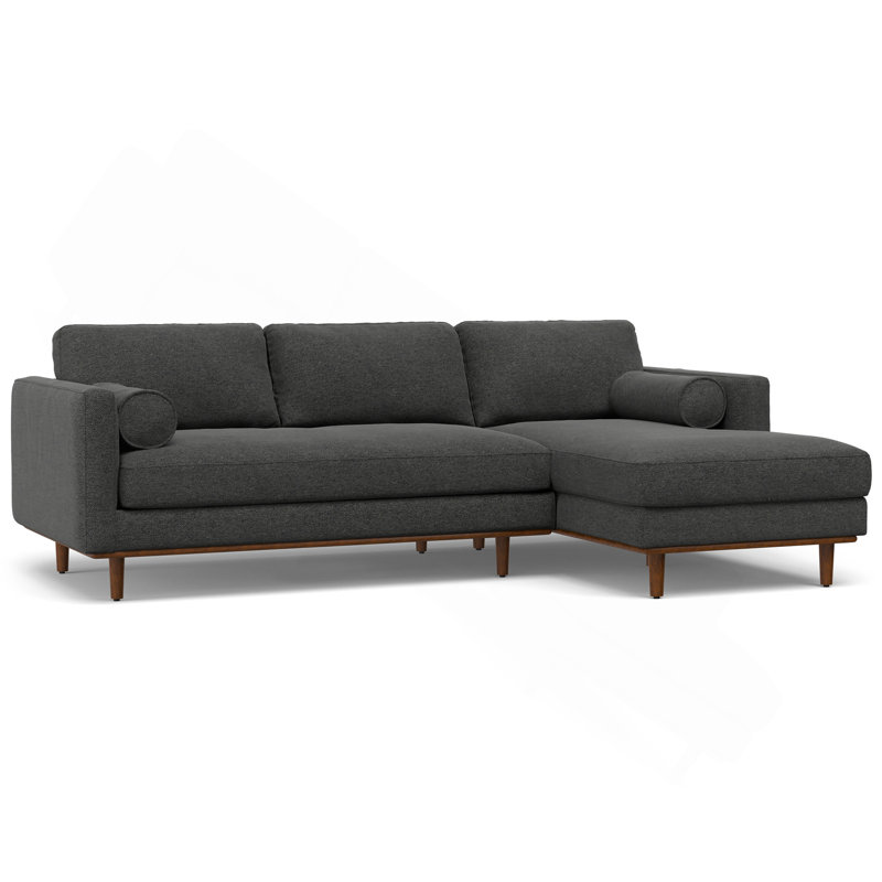 Morrison - Canapé modulaire droit - Gris anthracite, Gris foncé
