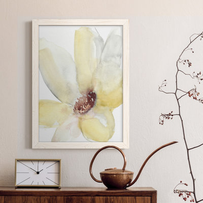 Toile encadrée de qualité supérieure «Lush Flower II» - prête à être accrochée