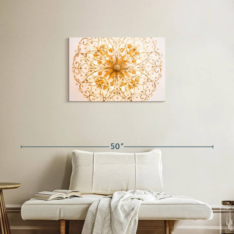 Lustre floral Kerner, H 20 po x l 30 po