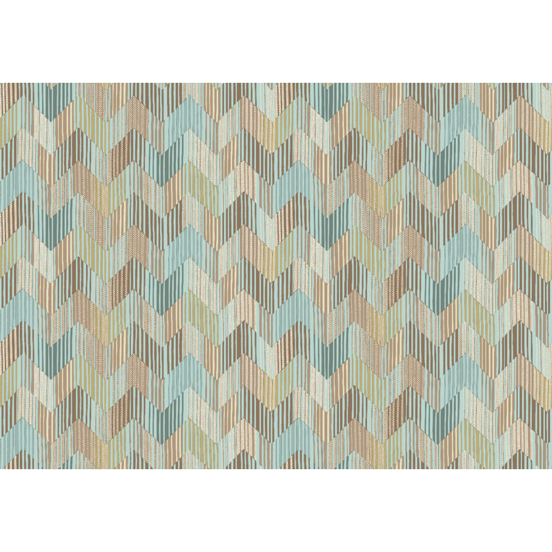 Papier peint agrumes Betulle, Bleu
