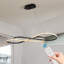 Luminaire suspendu 39 po DEL moderne, plafonnier suspendu Infinity Design