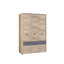 Bramley 3 Door Manufactured Wood Wardrobe