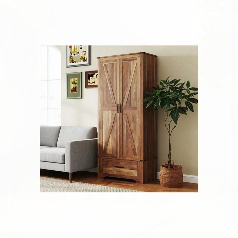 Armoire de cuisine, armoire avec tablettes réglables