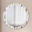 Huldar Glass Flat Wall Mirror