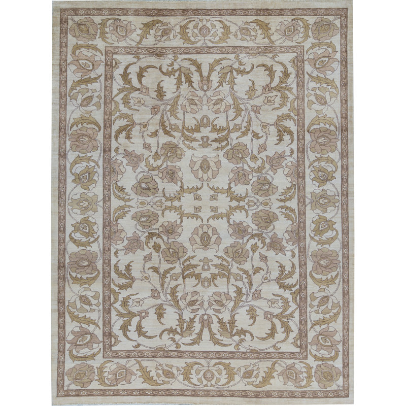 Sultanabad Hand Woven Wool Oriental Area Rug