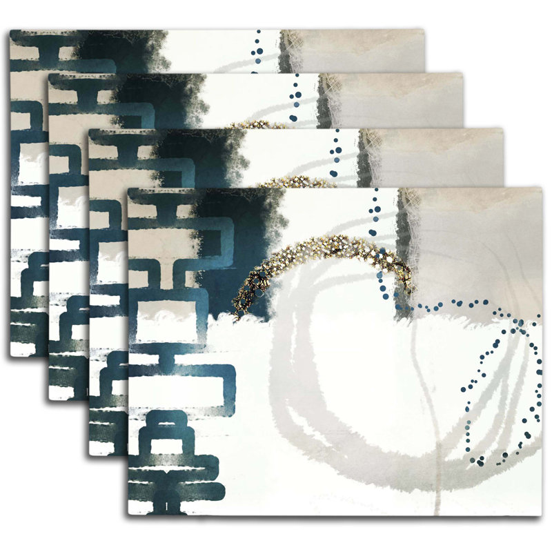 Napperon abstrait en polyester