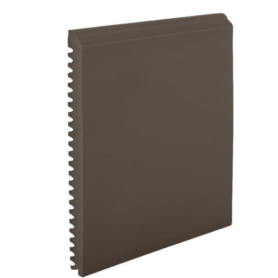 Above Grade 96'' W x 4.63'' L Wall Base in Brown