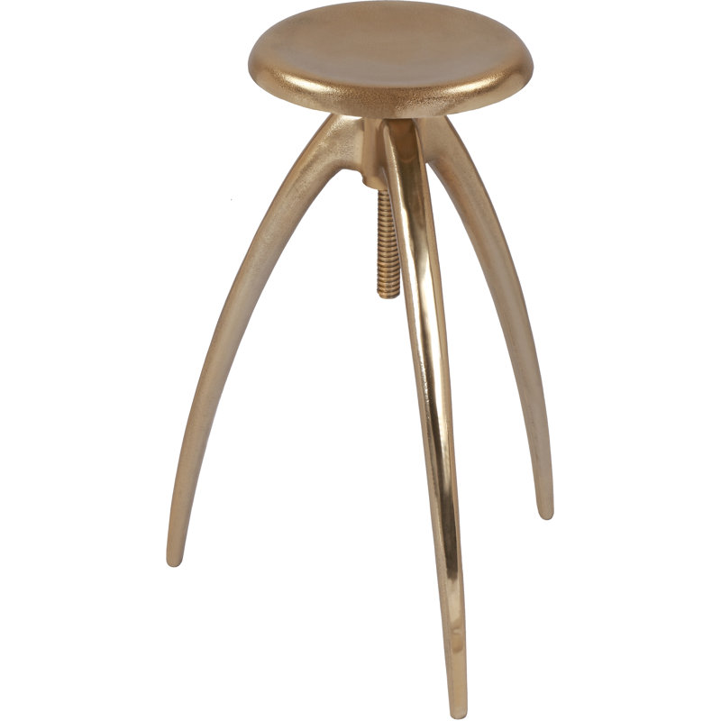 Tabouret de bar Clara, Doré