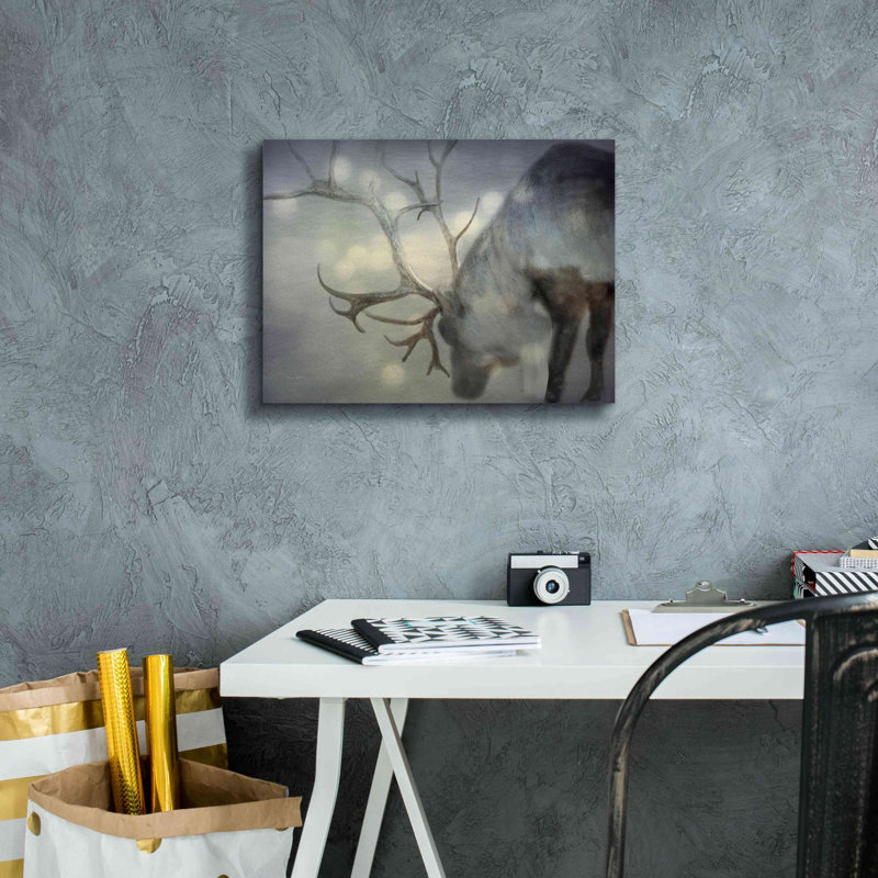 «If On A Winters Night» par Keri Bevan, estampe numérique sur toile, H 12 po x l 16 po x P 0,75 po