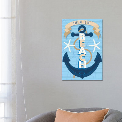 Beach Fun III 1 Piece Wrapped Canvas Wall Art