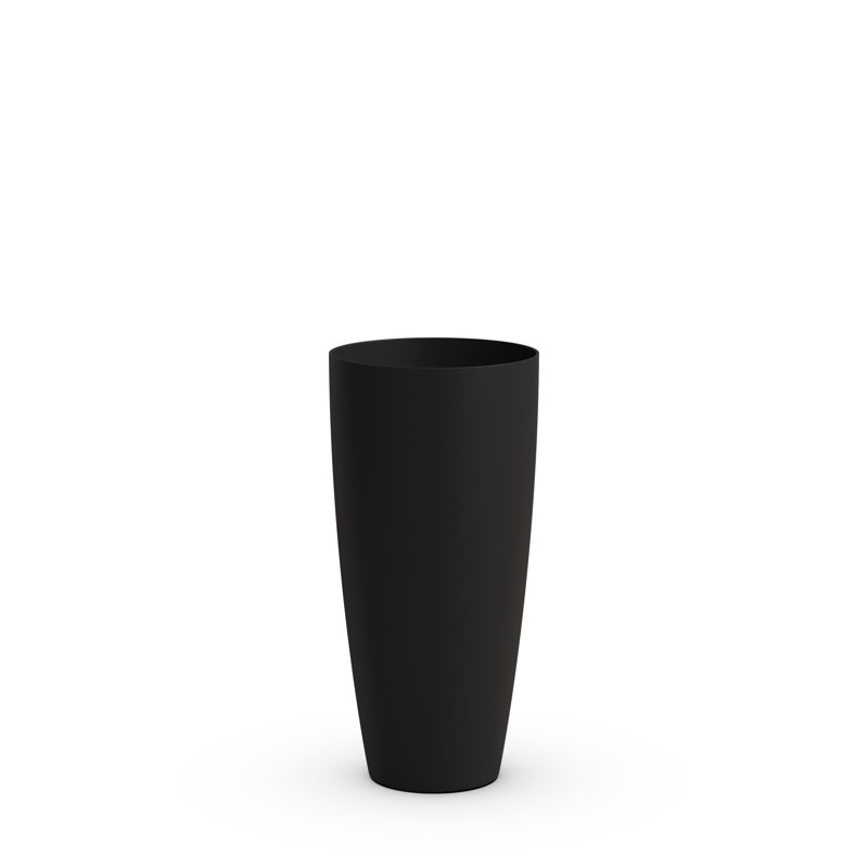 Grand pot à fleurs 28 po Solace - Noir, 28in, Noir, 1