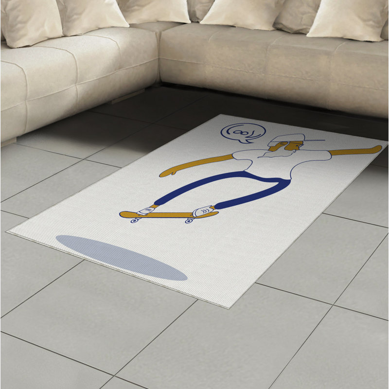 Tapis décoratif Indie High Density, Rectangle— 4 pi x 5 pi 8 po