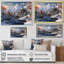 Paysage de montagne du temple bouddhiste de Chine - art mural Chine-1773837845-1773837847