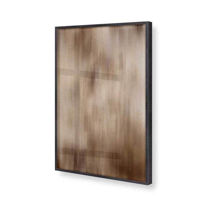 Cosmic Latte II, H 17,25 po x l 13,25 po, Cadre simple en zinc patiné