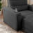 Upholstered Power Reclining Chaise Lounge with Cup Holder and Wireless Charging Function-136747317