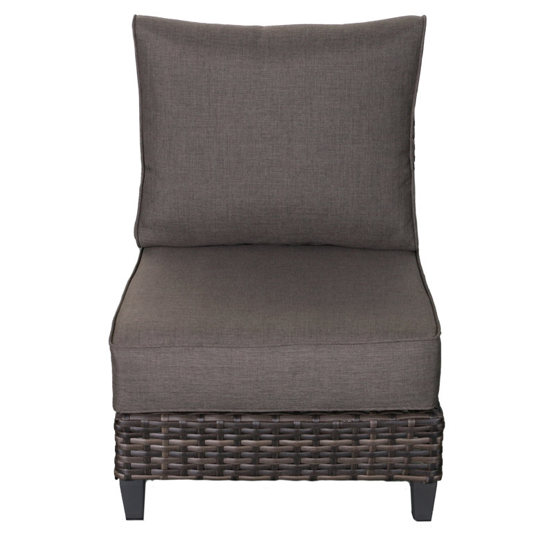 Chaise de patio avec coussins arshmaan