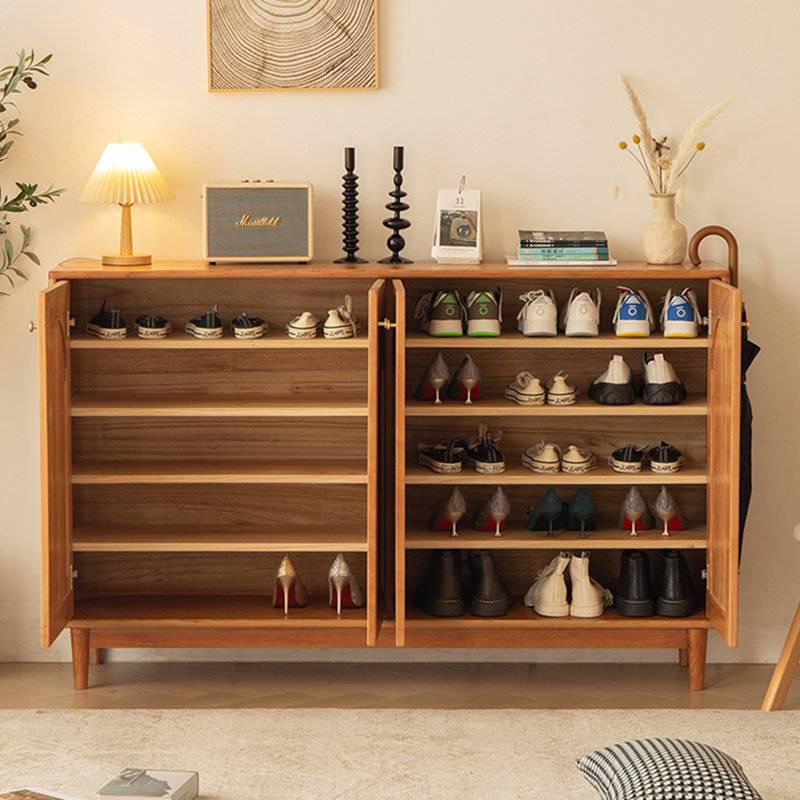 Light large storage shoe cabinet