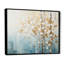 Minimalisme bleu et forêt dorée I - art mural forêt-400715052-400715031