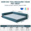 Lit orthopédique pour chien avec traversins amovibles - Lit pour chien très grand et lavable-304798815-304798813