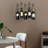 Knolan 5 Bottle Wall Mounted Wine Bottle Rack in Bronze