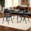 Ensemble de 5 tables pliantes et chaises pliantes pour le bureau personnel et les ateliers
