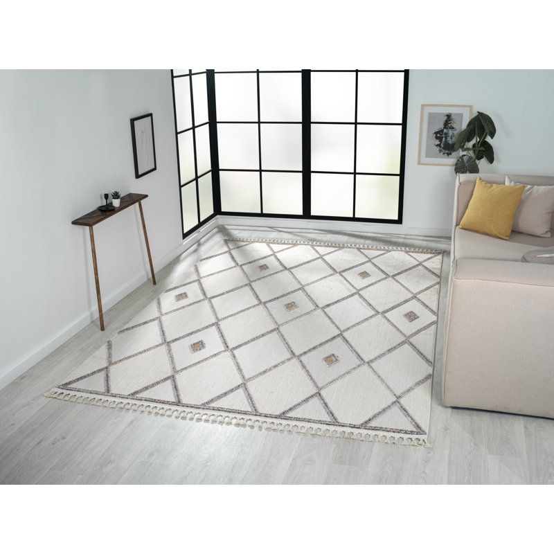 Luna beige Rug, Rectangle 200 x 290cm